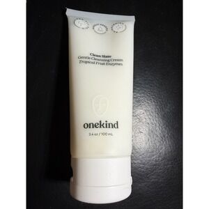Onekind Clean Slate Gentle Cleansing Cream Trop Fruit Enzymes 3.4 oz 100 ml New